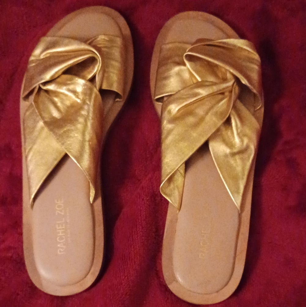 Rachael Zoe Gold Sandals